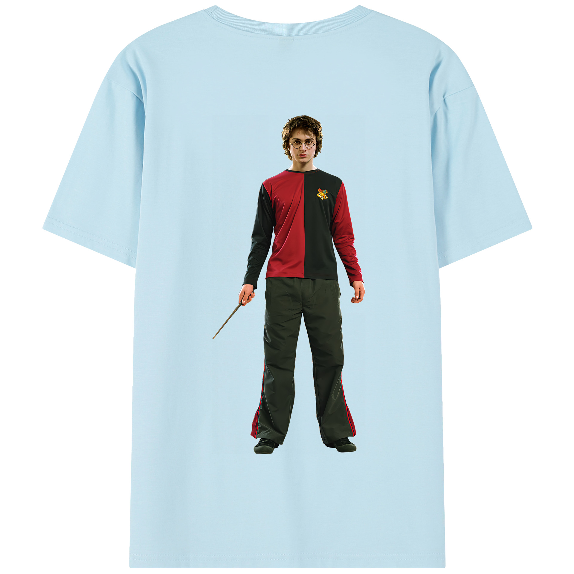 （画像用） Harry Potter ハリー・ポッターシリーズ 綿100％半袖Tシャツ（背面プリント）